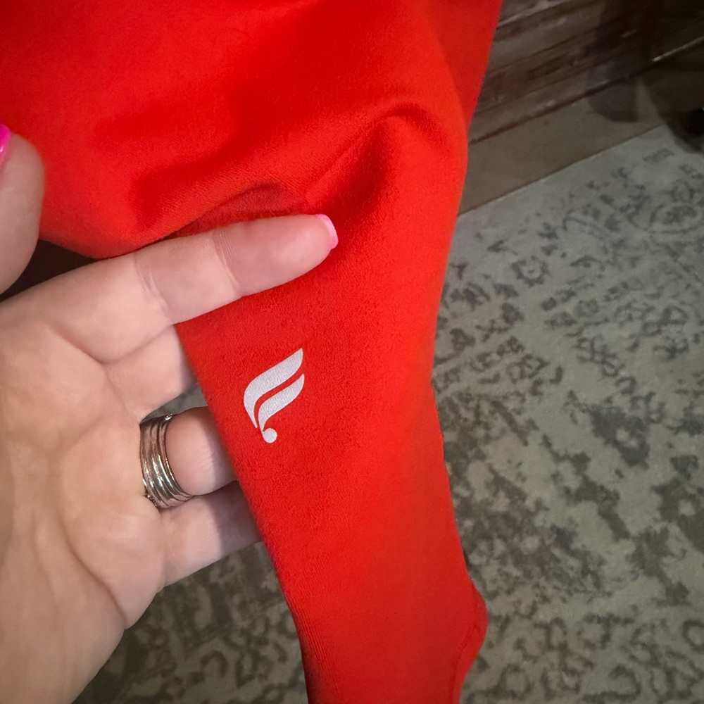 Fabletics Vibrant Red Cropped Pants - image 3